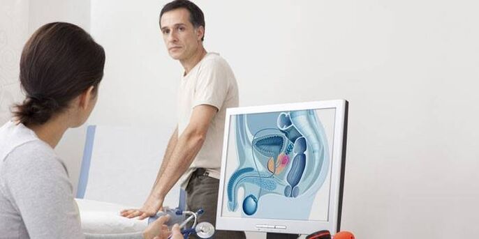 Мужчина на приеме у врача